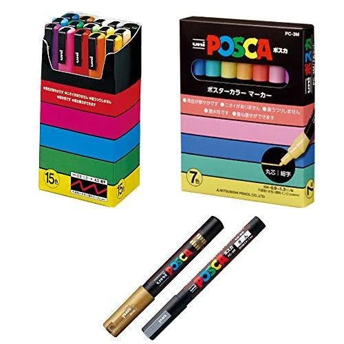 Paint Marker Set, Fine Point, 24 Colours Q929814
