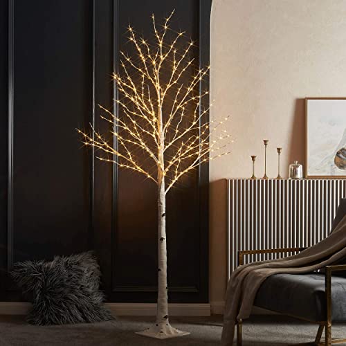 Lighted Birch Twig Tree with 200 LED Lights, 4FT, Indoor Outdoor Holiday Decor A105339