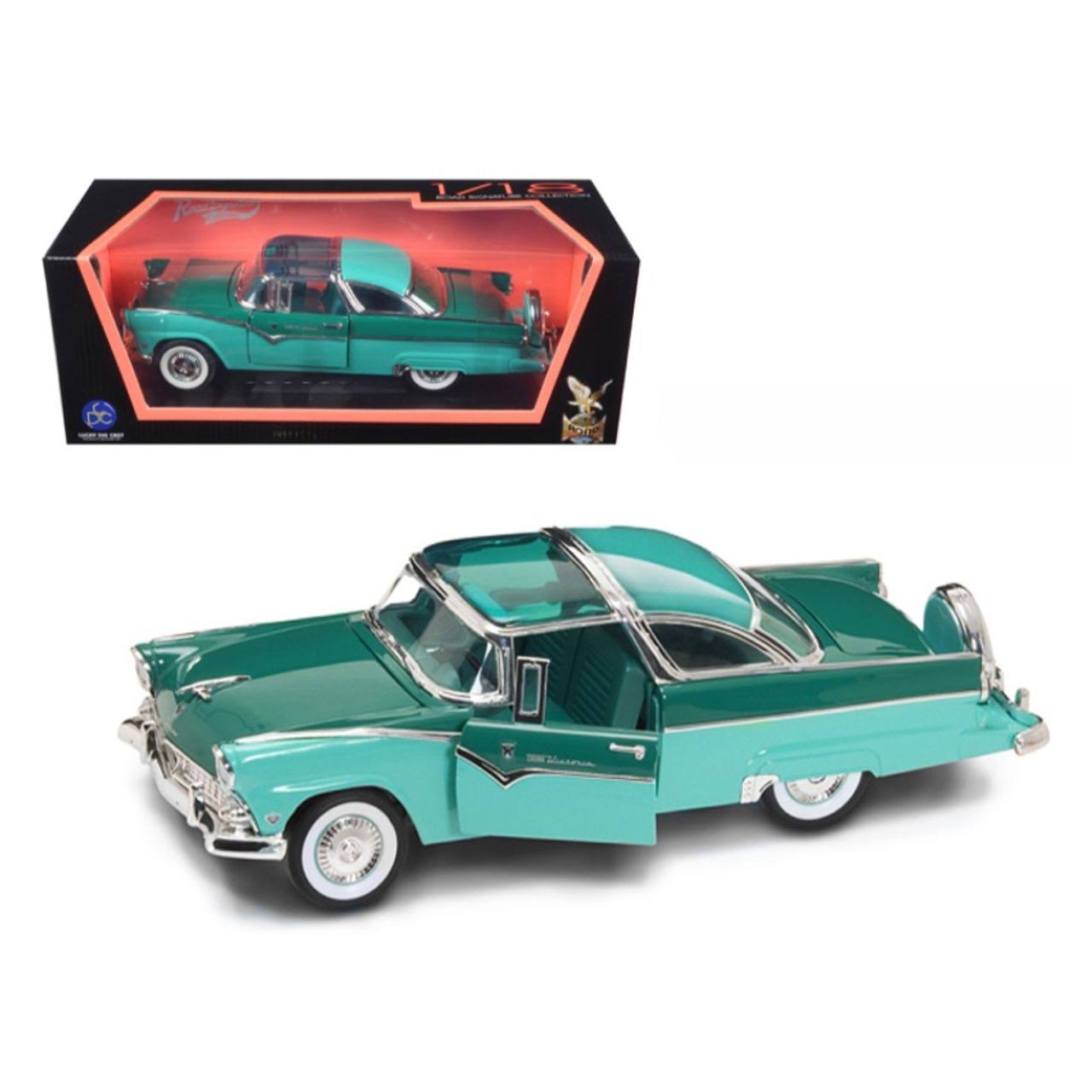 1955 Ford Fairlane Crown Victoria Green 1/18 Diecast Model Car O3196