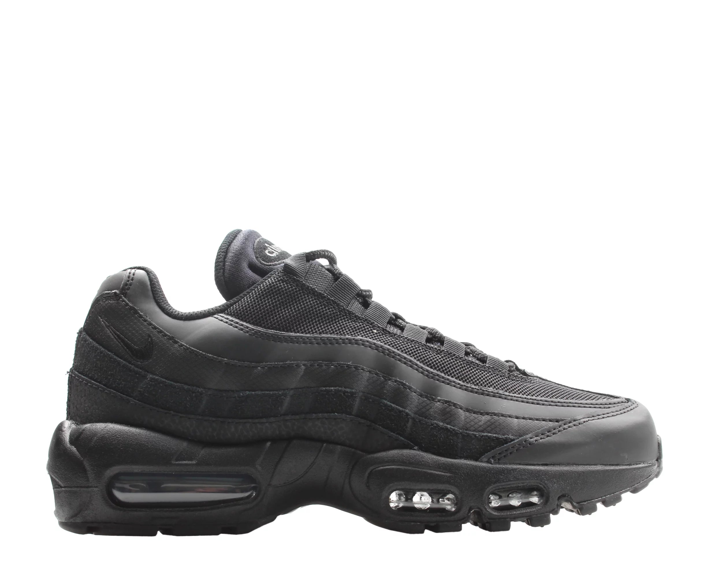 Men's Air Max 95 Running Shoes - Black/Dark Grey W540