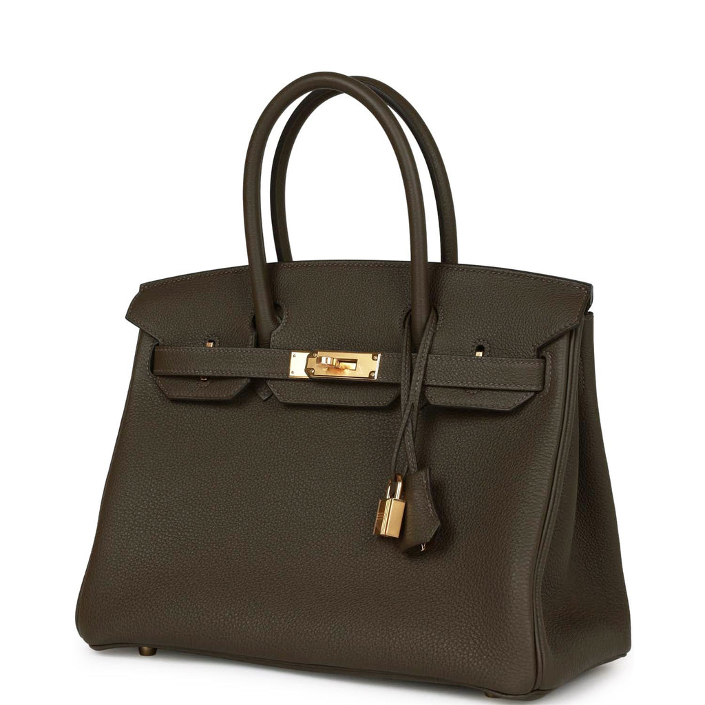 Birkin 30 Eucalyptus Togo Gold Hardware G851734