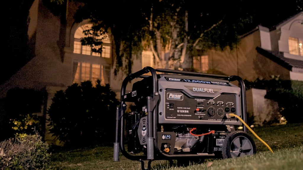 Heavy Duty Portable Dual Fuel Generator 9500 Rated Watts Gas & LPG Electric Start G5866