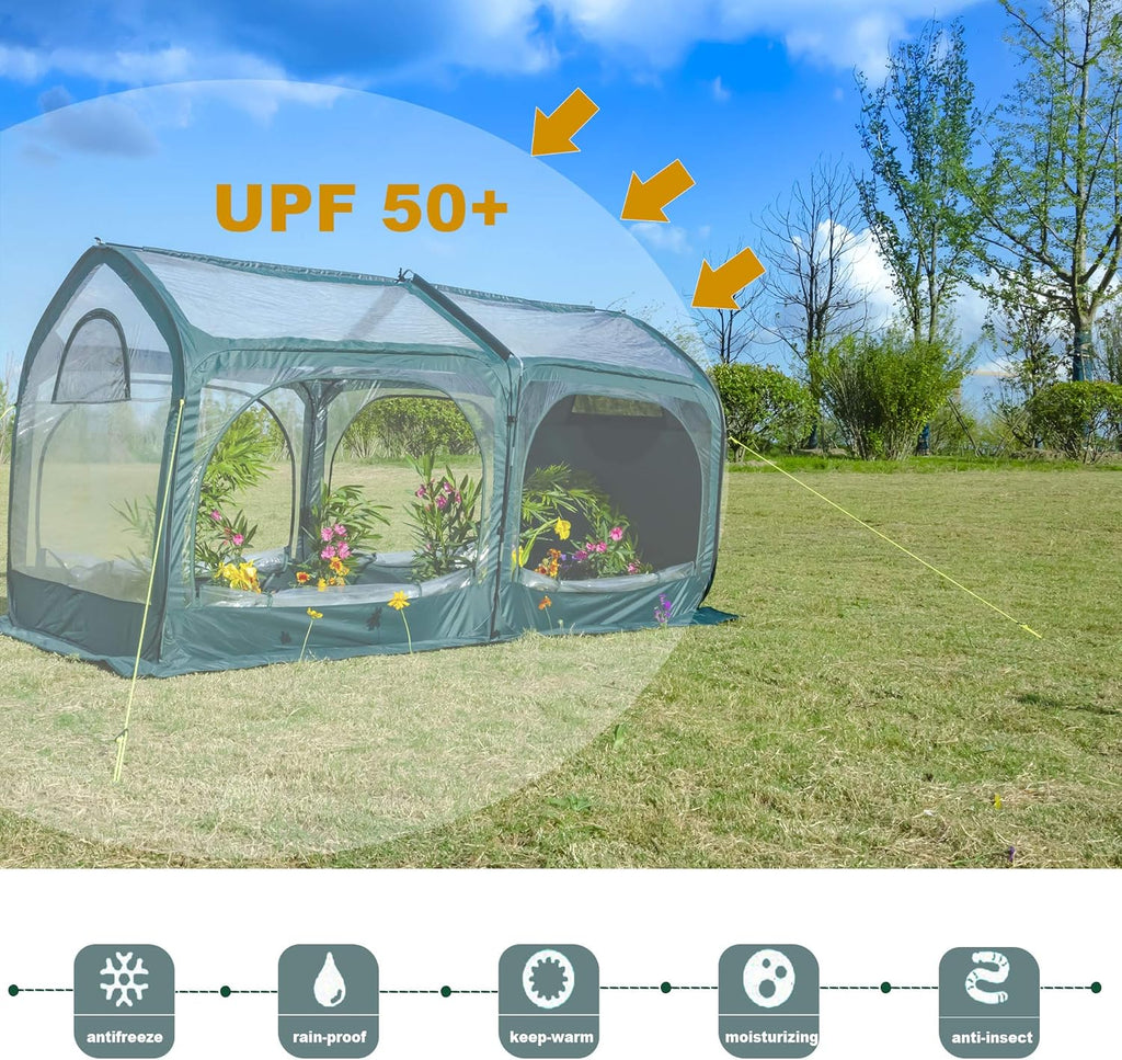 Pop Up Greenhouse Cover for Cold Frost Protection O87508