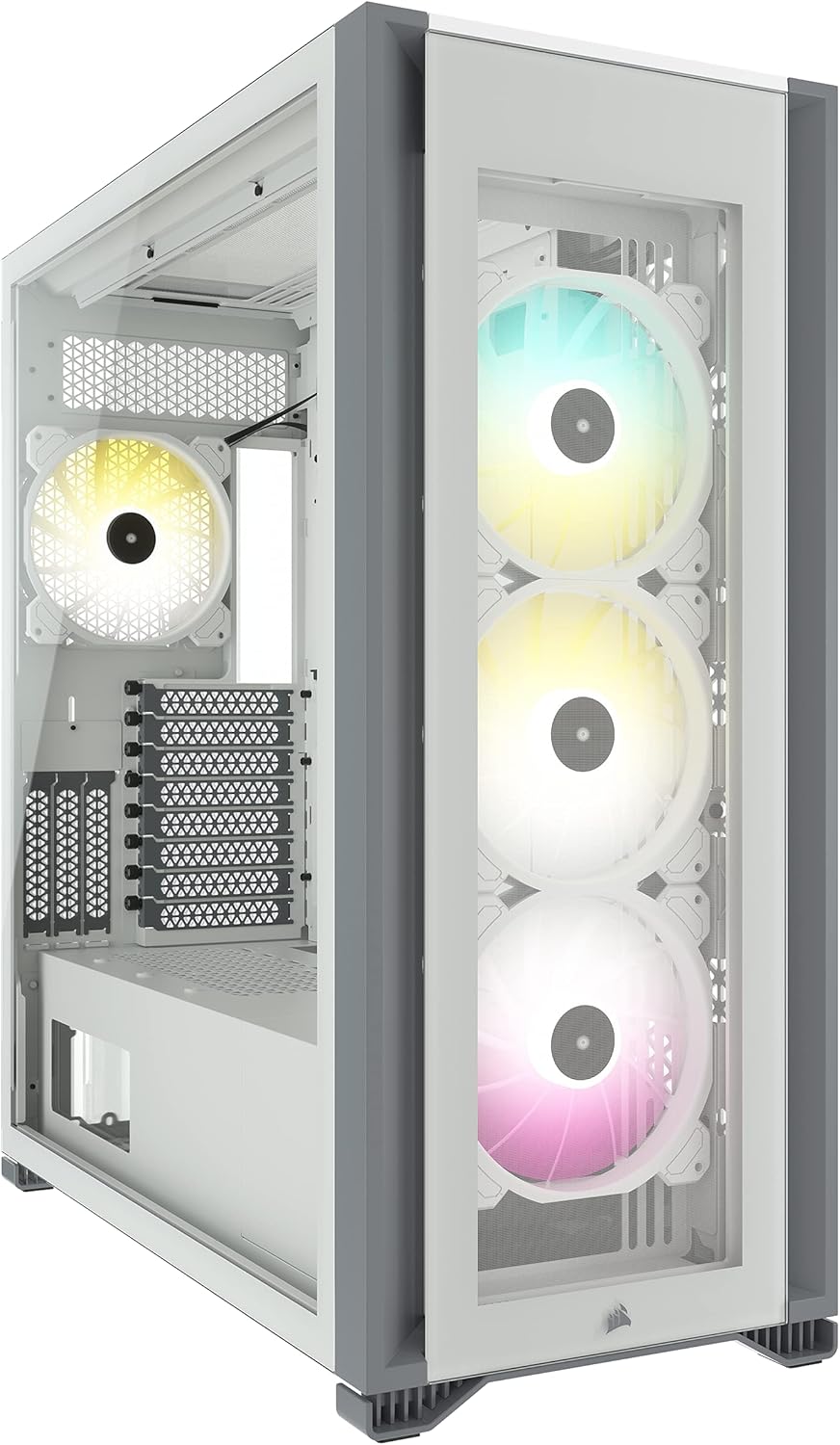 Full-Tower ATX PC Case, White X50603