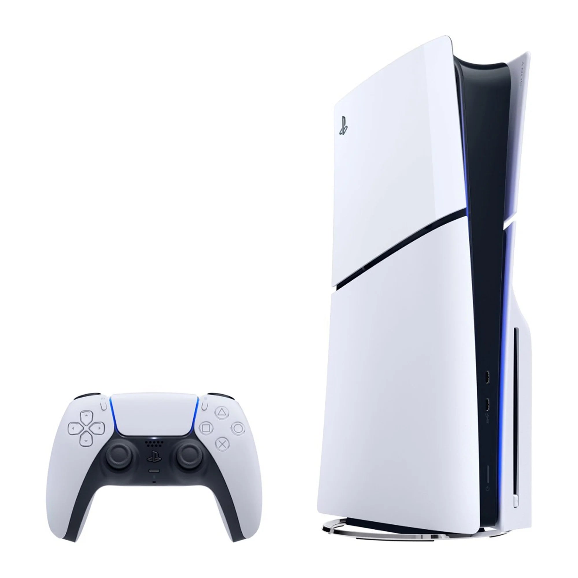 PlayStation 5 Slim Disc Edition 1TB Gaming Console with Two Controllers M59863