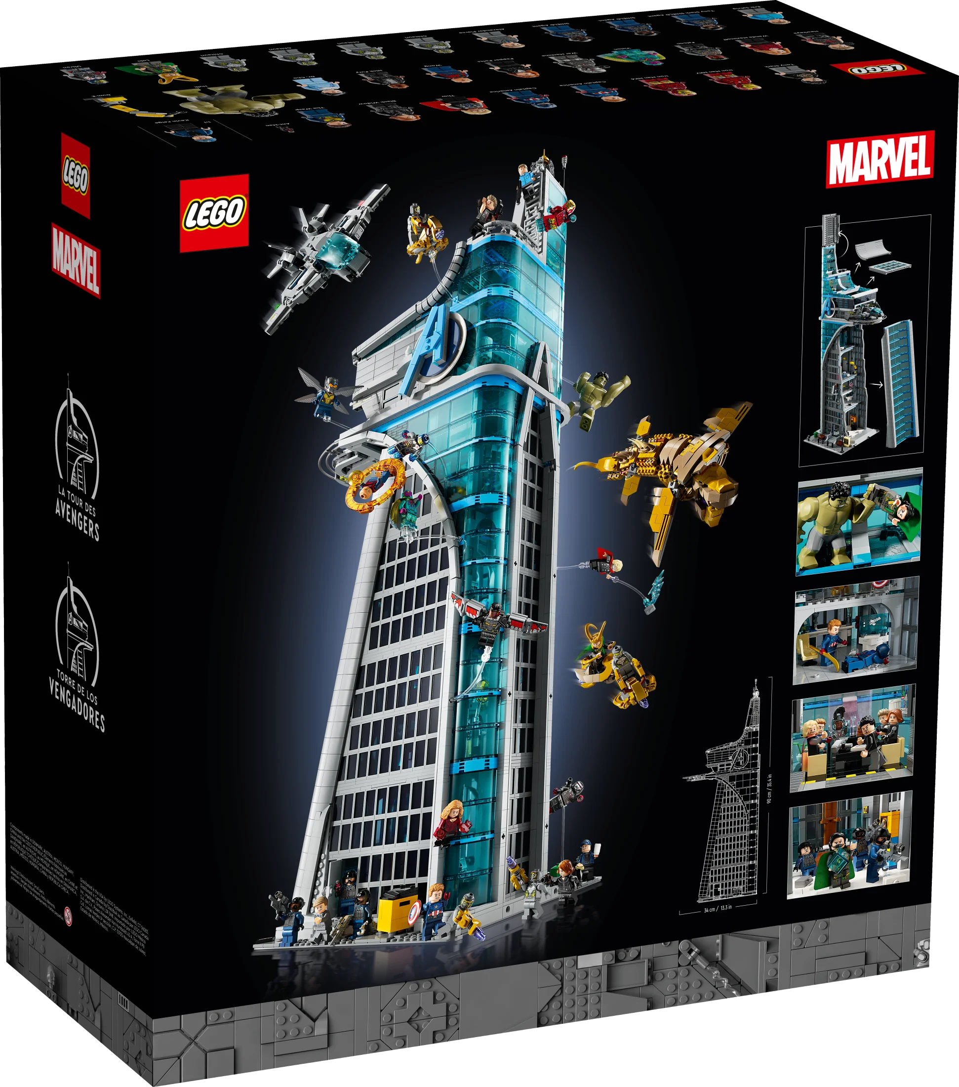 Marvel Avengers Tower Building Kit with 31 Figures Q737408