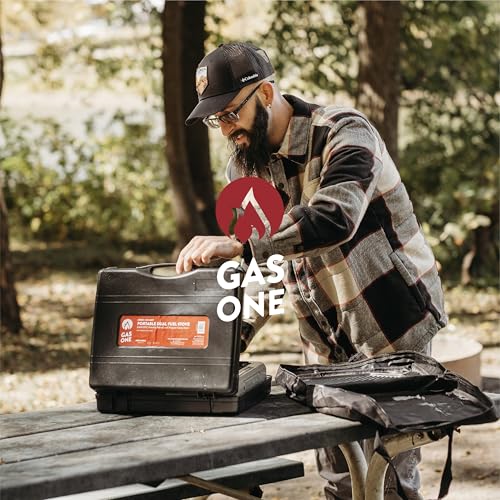 Propane or Butane Dual Fuel Portable Camping Stove with Carrying Case N959655