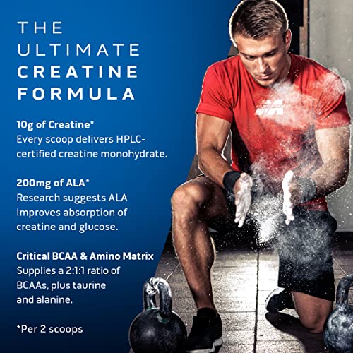 Creatine Monohydrate Powder, Milk Chocolate, 4 Pound H5289