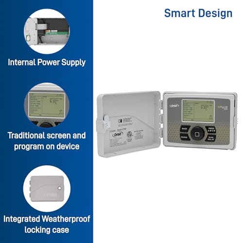 Smart Indoor/Outdoor 6-Station WiFi Sprinkler System Controller Q897411