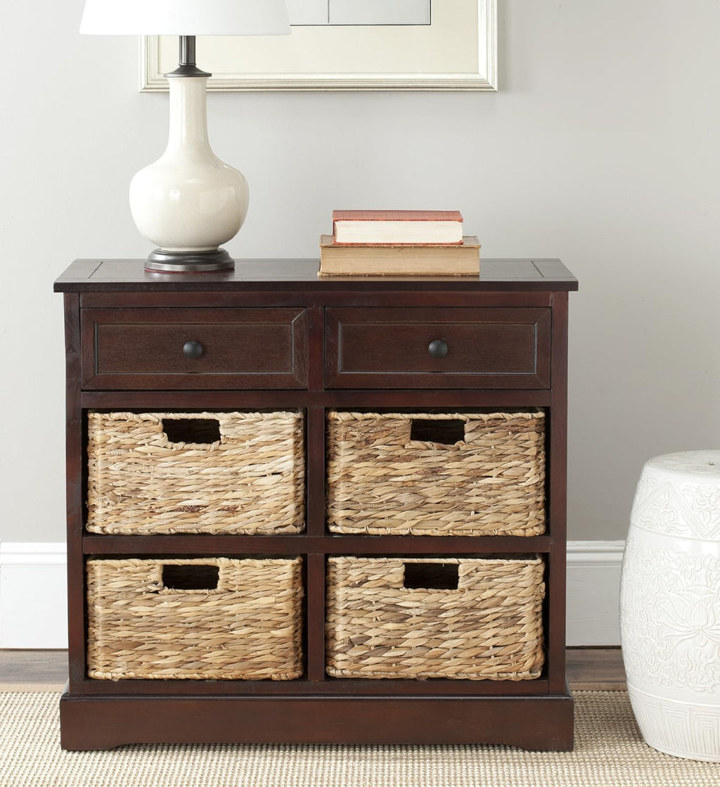 Wicker Basket Storage Unit L491