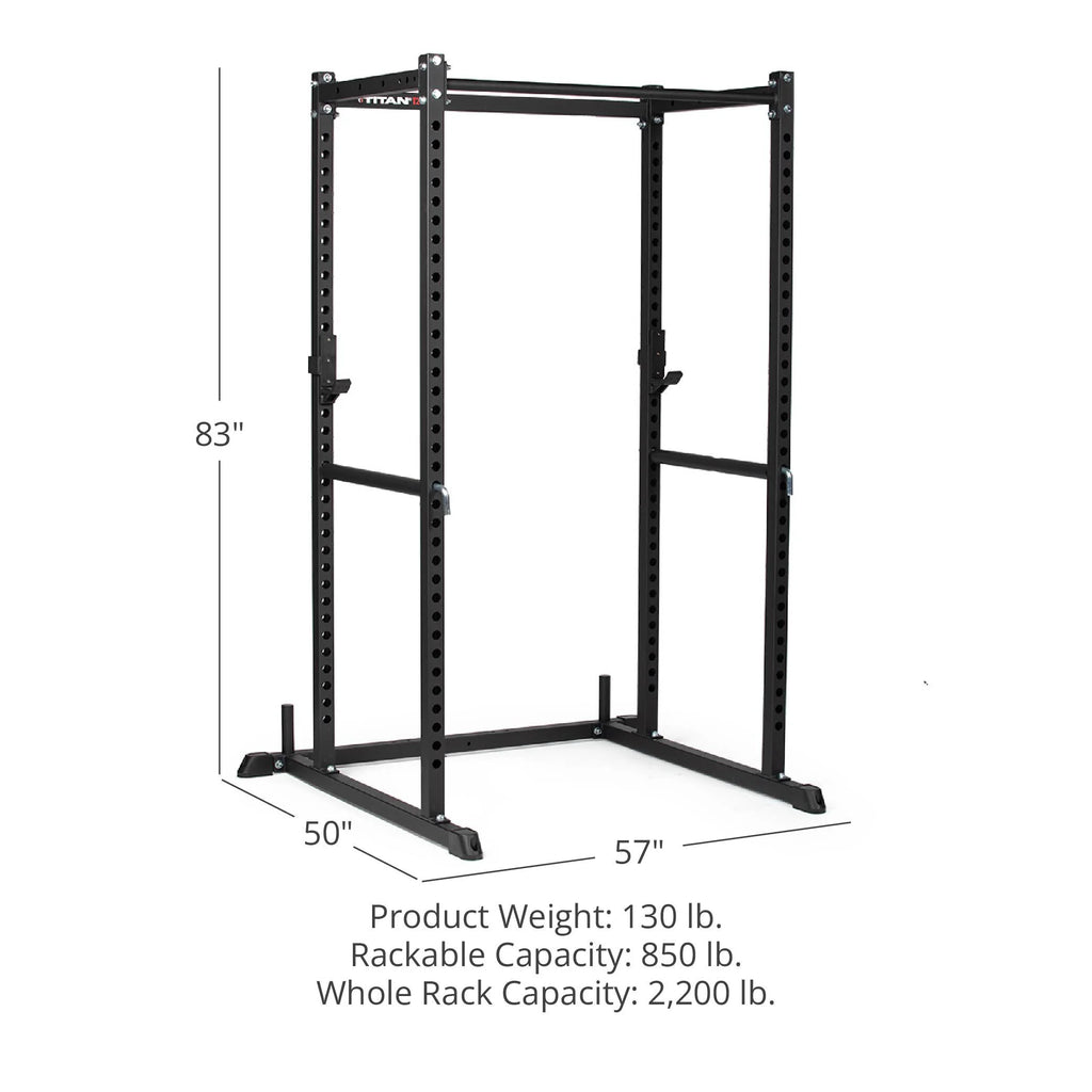 Power Rack with Pull Up Bar and Safety Bars for Home Gym J2822