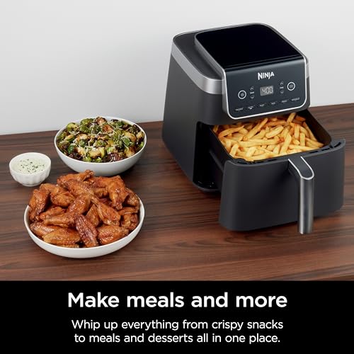 Air Fryer 4-in-1 with 5 QT Capacity, Nonstick Basket & Crisper Plate V1873