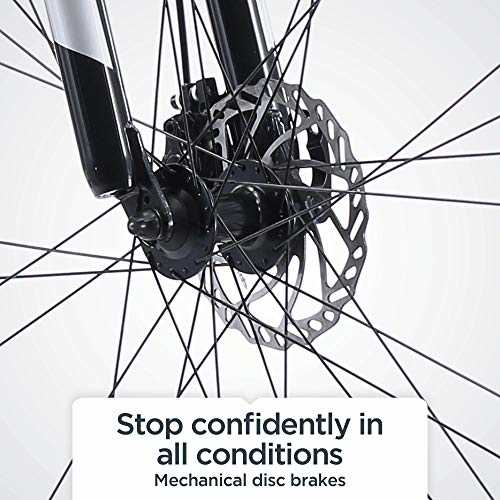 Adult Hybrid Bike, 700c Wheels, Lightweight Aluminum Frame F48697