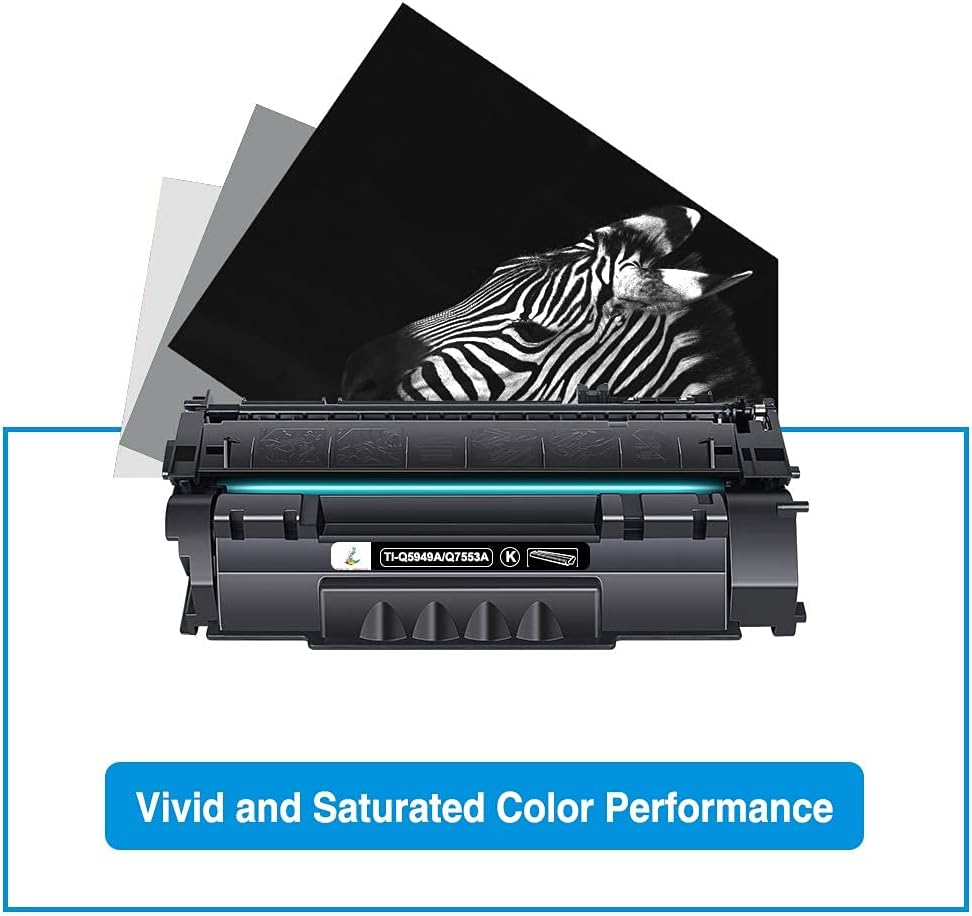 Toner Cartridge Replacement for HP Printers, Black 2-Pack L6550