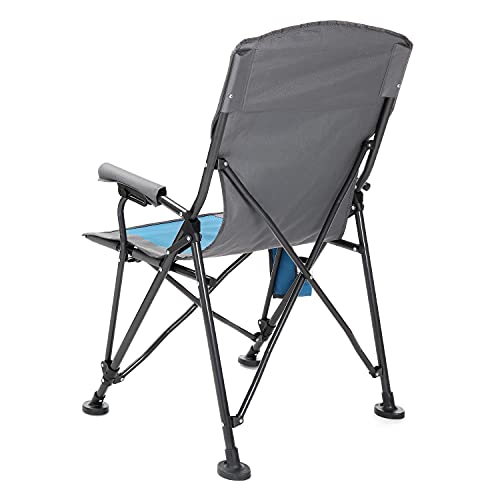 Heavy-Duty Folding Camping Quad Chair with Carrying Bag and Cup Holder F9543