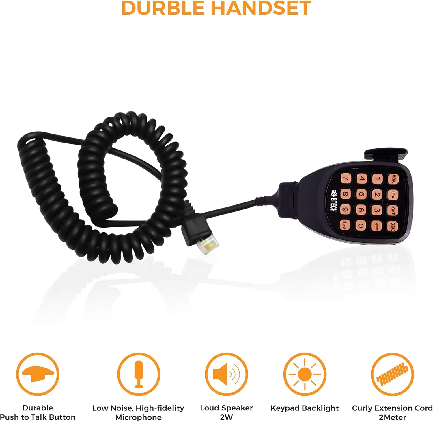 GMRS Two-Way Radio with Repeater Capability and Dual Band Scanning Receiver Q9318