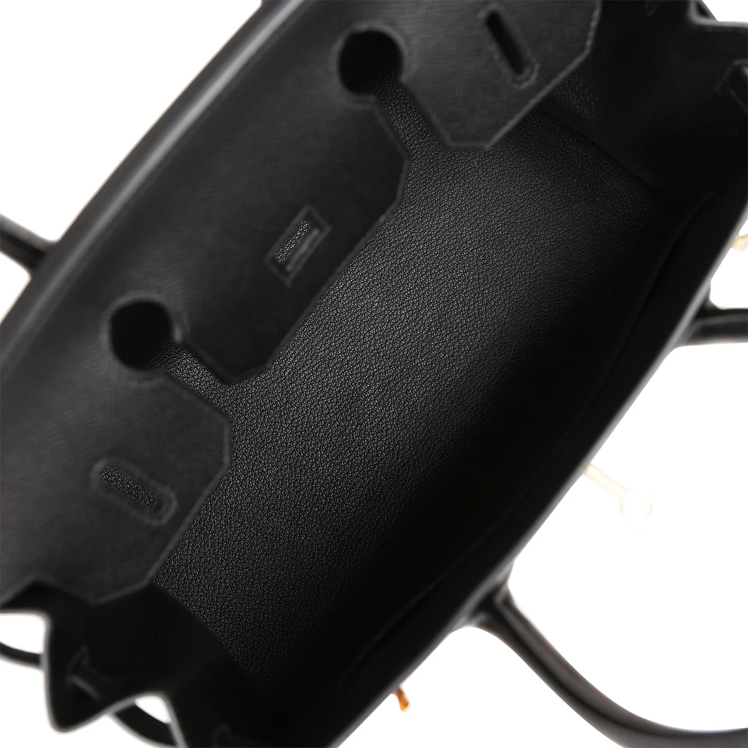 Black Epsom Leather Tote Bag F779