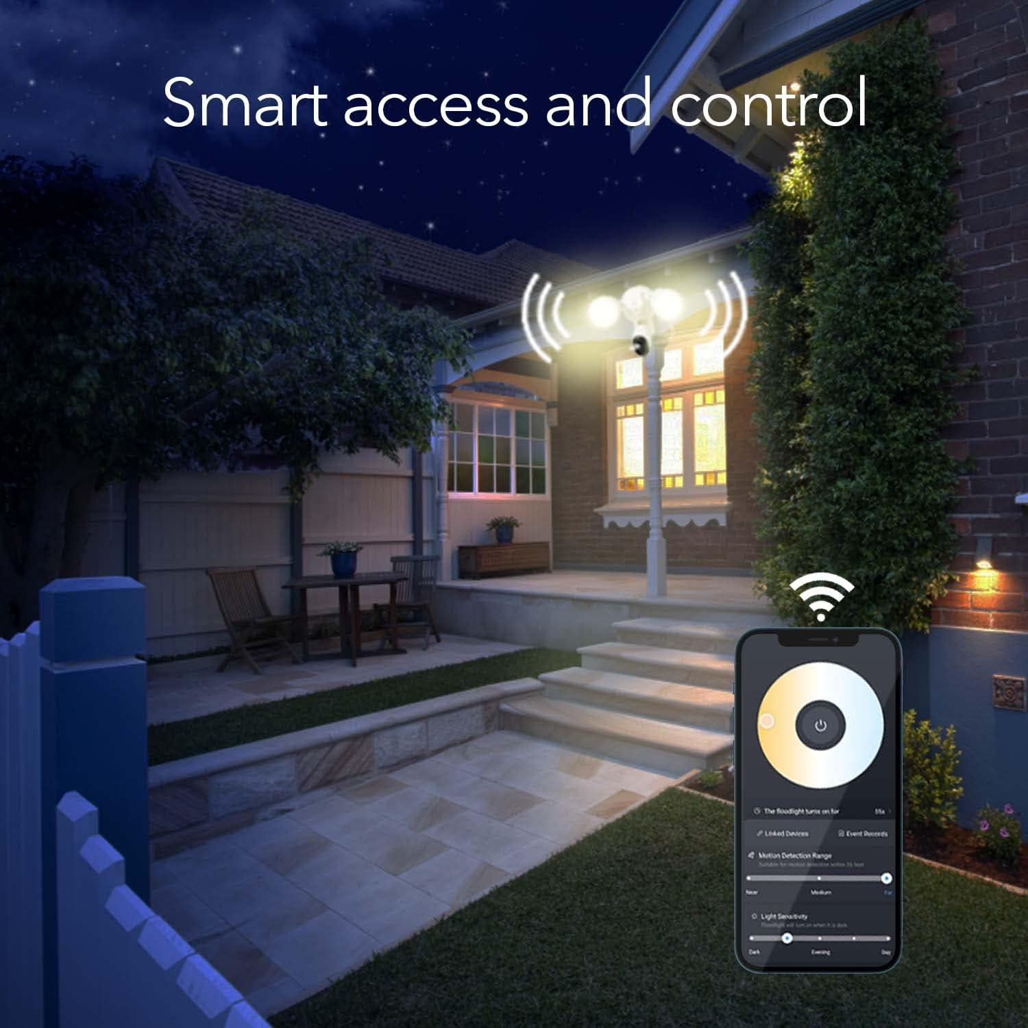 Wired Smart Flood Light with Motion Sensor and Timer Control N95151