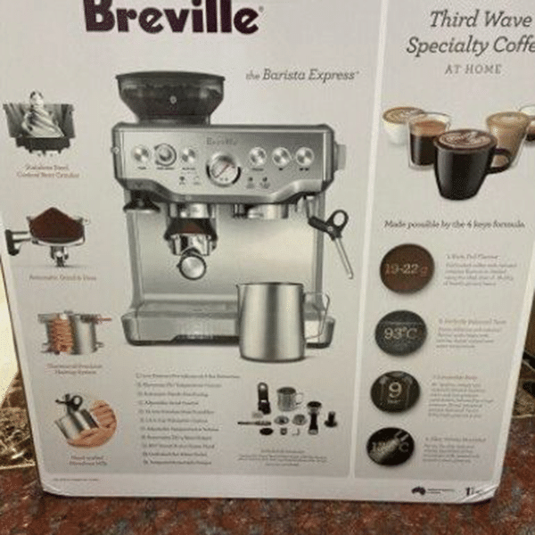 Espresso Machine with Built-In Grinder B5581