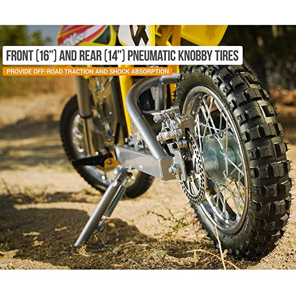 Electric Motocross Off-Road Bike MX650 Yellow S823824
