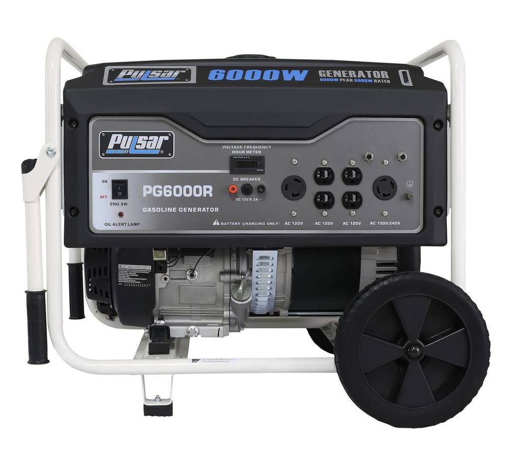 6,000 Peak Watt Gas-Powered Portable Generator G630186