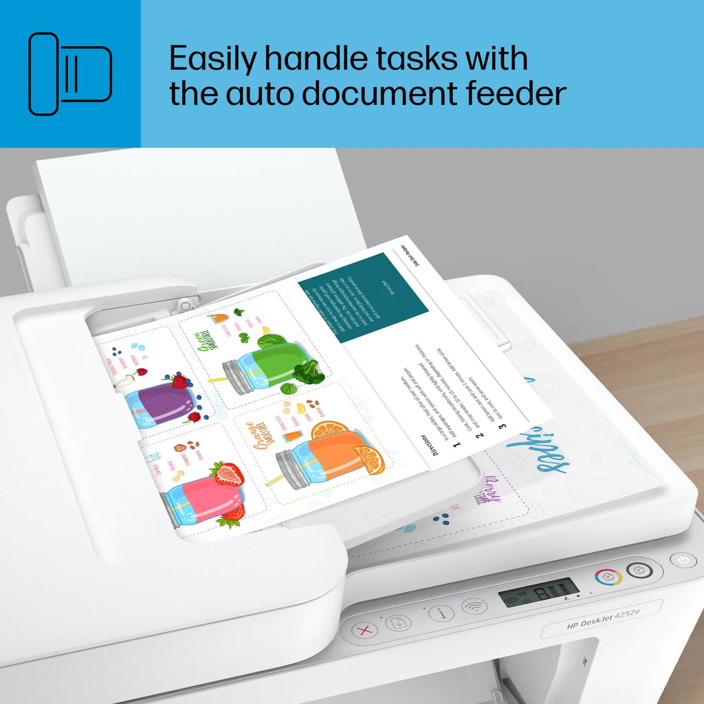 Wireless All-in-One Color Inkjet Printer with Scanner and Copier K8952