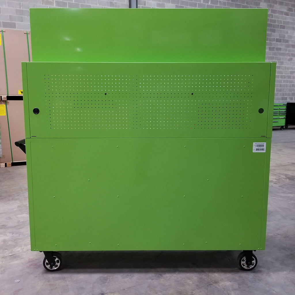 Used Toolbox 72 x 21 Triple Bank Roller Cabinet with Hutch X855