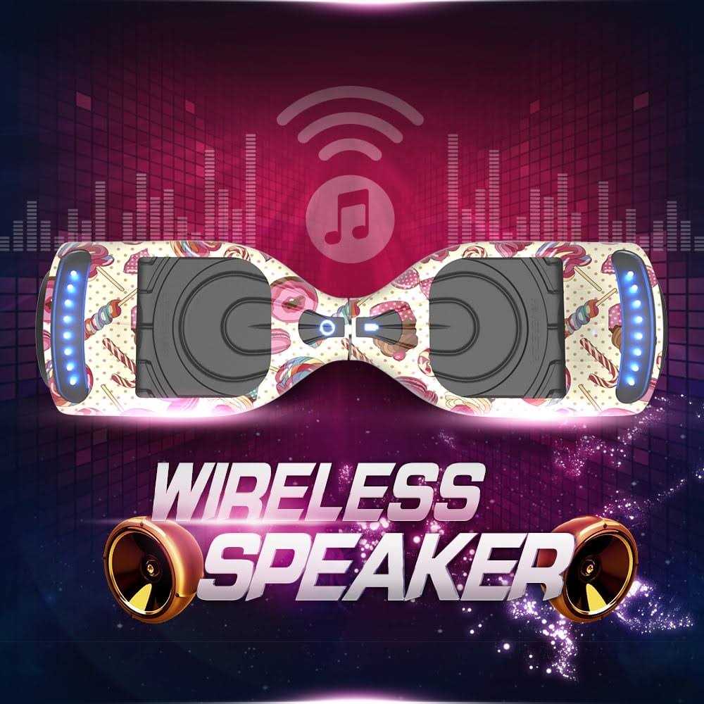 Hoverboard 6.5 Inch Self Balancing Scooter with Bluetooth and LED Wheels Z2350