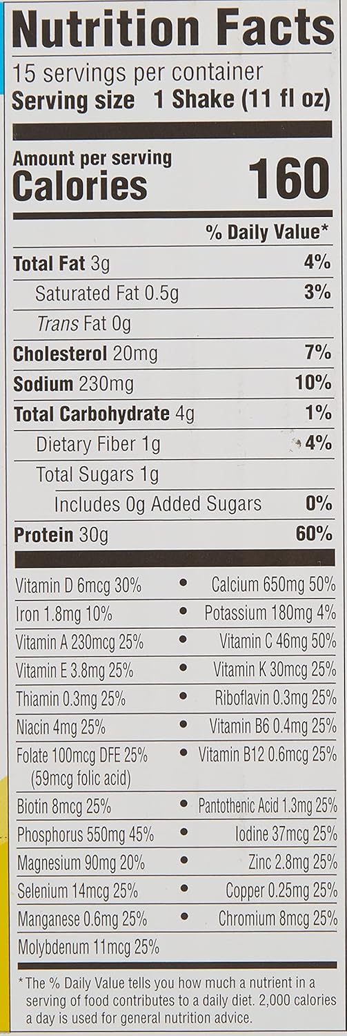 Bananas & Cream High Protein Shake, 15 x 11 fl oz T38922