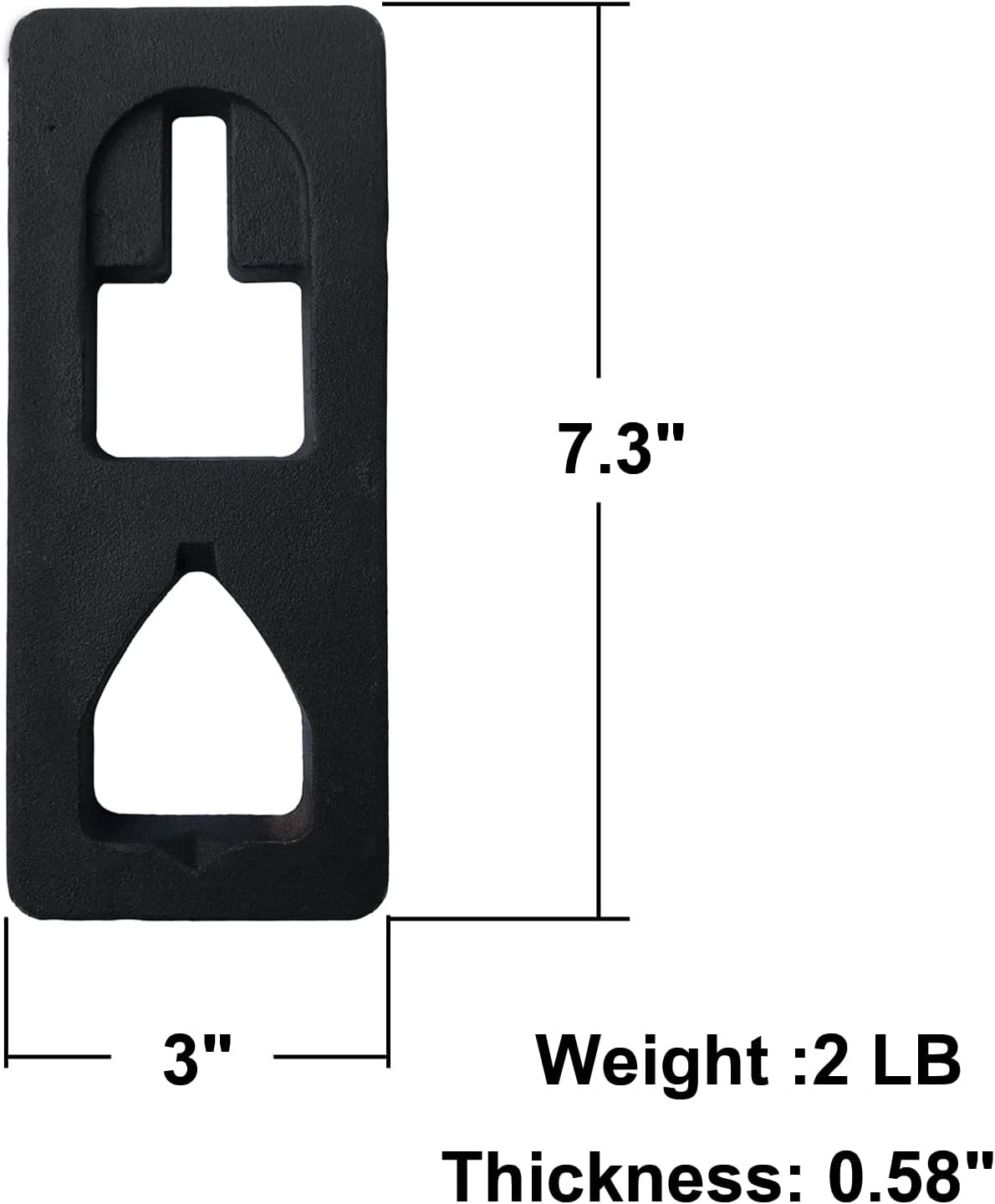 T Post Puller Plate - Heavy-Duty Steel for Farm & Garden H4422