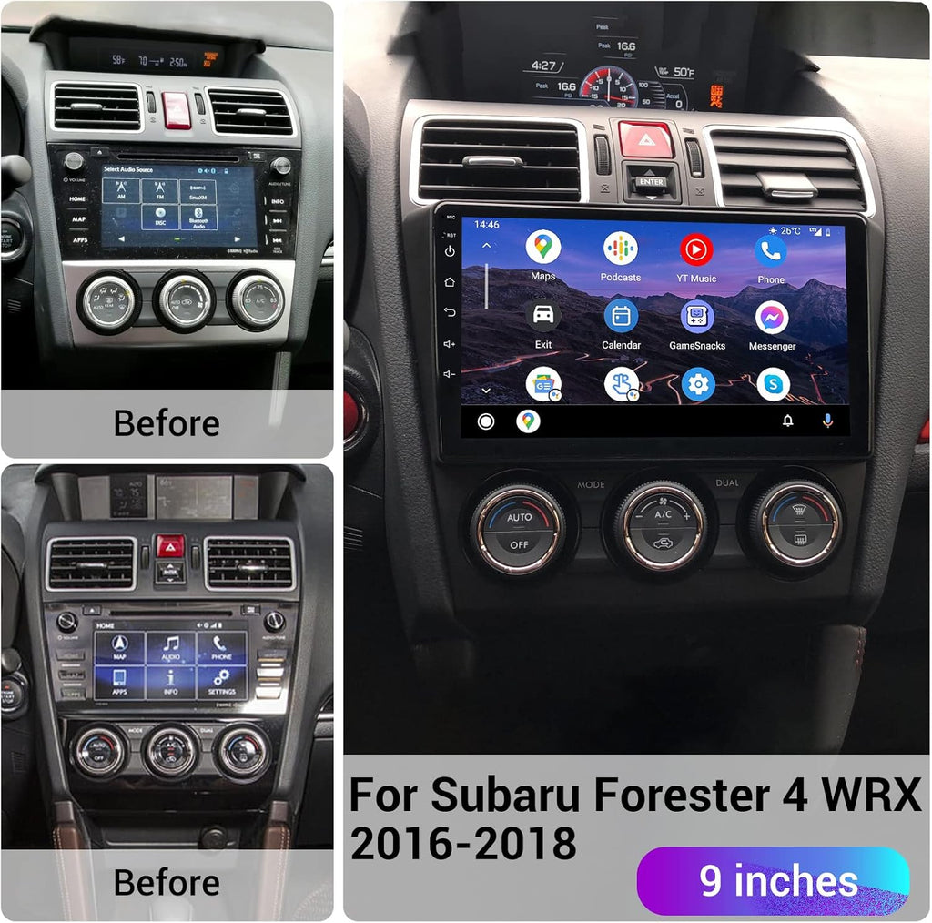 Car Stereo Bluetooth Radio with Carplay Android Auto Touch Screen Z540278