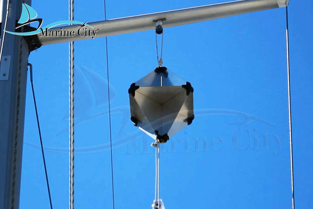Aluminium Boat Radar Reflector Octahedral 16 Inches T56397