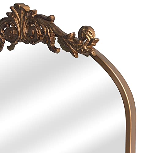 Vintage Arched Wall Mirror 24x36 D3829