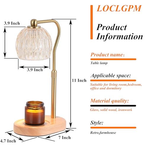 Candle Warmer Lamp with Dimmer and Timer N74713