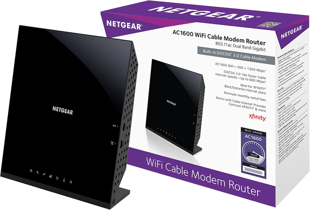 Cable Modem WiFi Router Combo, AC1900, DOCSIS 3.0, Up to 800Mbps Y224