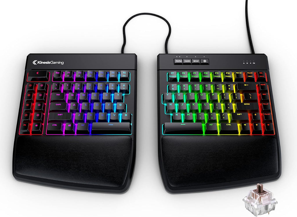 Split Mechanical Gaming Keyboard with RGB Backlight I6865