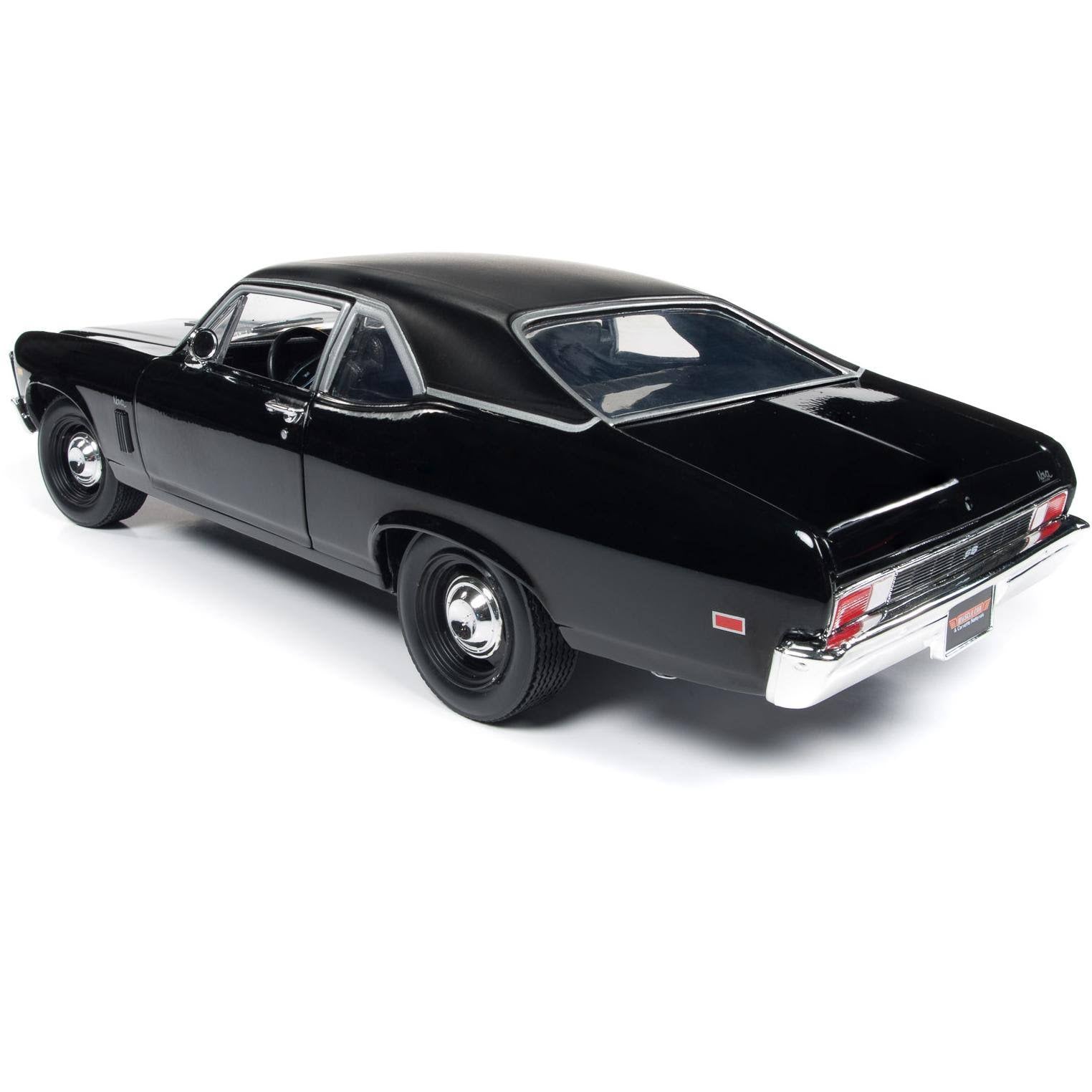 1969 Chevrolet Yenko Nova SS Gloss Black with Matt Black Top Muscle Car K9852