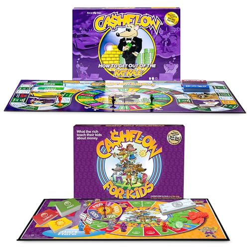 CASHFLOW Board Game, Educational Business & Finance Literacy Game for Family C579