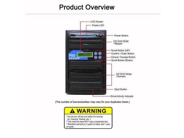 CD DVD Duplicator Copier with M-Disc Support Z2324
