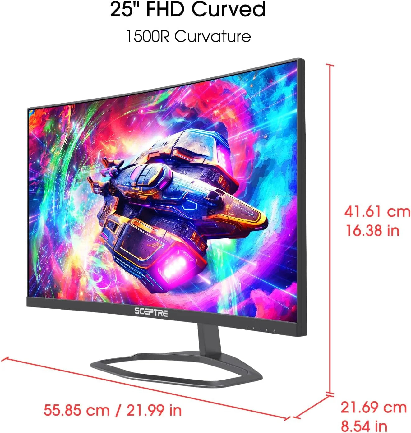 Curved 24.5-inch Gaming Monitor 240Hz 1080p 1ms A924