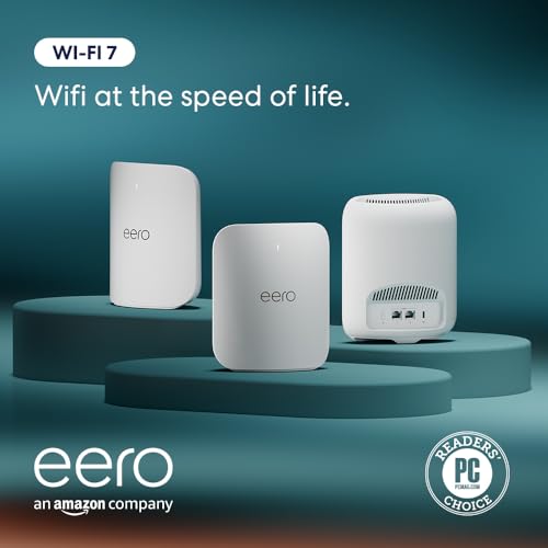 Tri-band mesh Wi-Fi 7 router, 3-pack, coverage up to 6,000 sq. ft. P3102