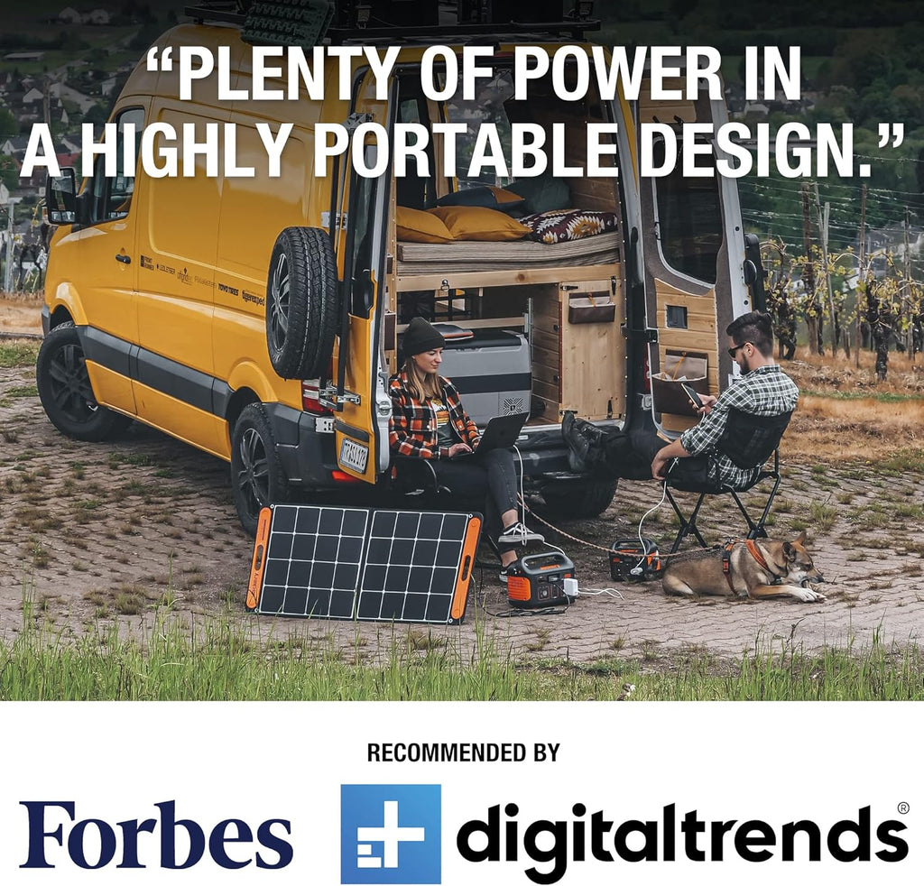 Portable Power Station 518Wh, 500W AC Outlet, Solar Generator for Camping and Road Trip Y472569