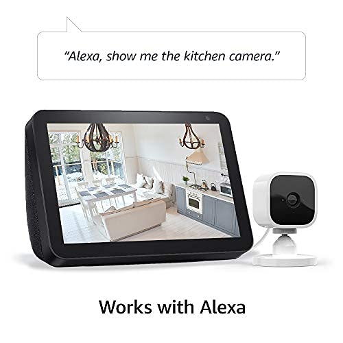 Compact indoor plug-in smart security camera, 1080p HD, night vision, motion detection, two-way audio, 2 cameras K8145