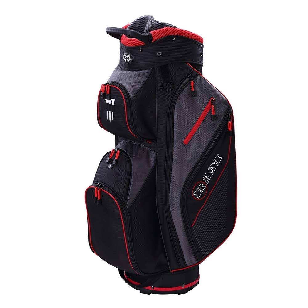 Ram Golf Lightweight Cart Bag with 14 Way Dividers Top