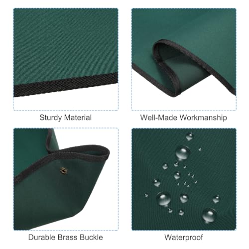 Repotting Mat, Waterproof Plant Potting Mat with Garden Tools, Foldable Soil Tray O821