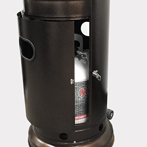 Tall Patio Heater, Hammered Bronze Finish U13618
