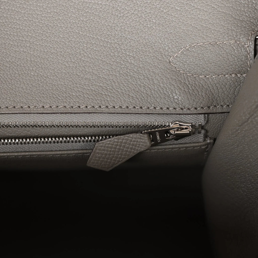 Birkin Sellier 30 Epsom Palladium Hardware R122