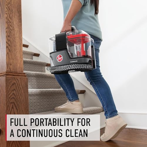 Portable Carpet and Upholstery Spot Cleaner Machine with Powerful Suction X136