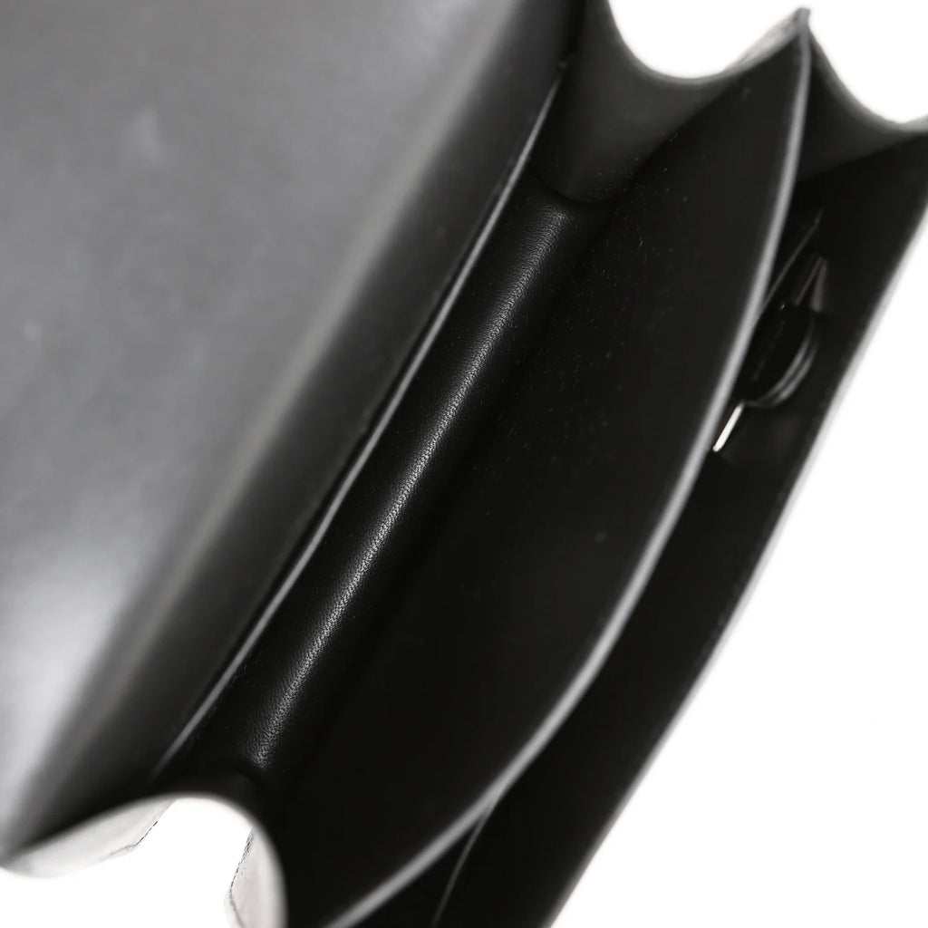 Black Epsom Leather Crossbody Bag F8619
