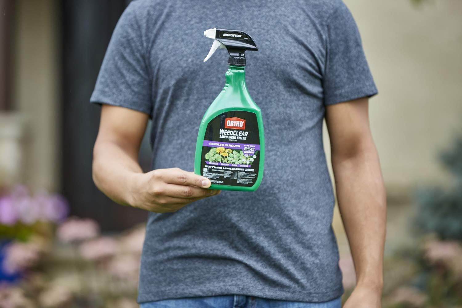 Weed Killer for Lawns, Ready-to-Use, Kills Dollarweed, Dandelion, Clover and Chickweed, 24 oz R4213